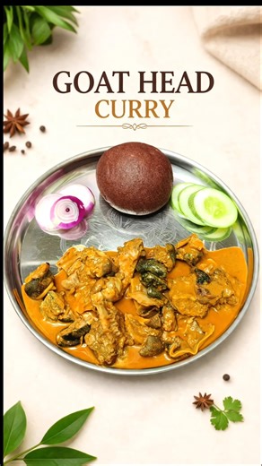 Goat Head Curry - ತಲೆ ಮಾಂಸದ ಸಾರು #shorts #shortvideo