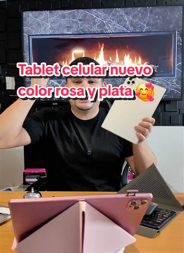 tablet en color rosa #tablet #android