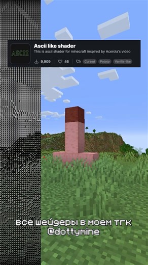 Самые СТРАННЫЕ Шейдеры Minecraft #shorts #minecraft