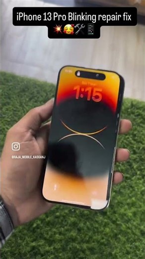 iPhone 14 Pro blinking fix …💥#iphone #iphonerepair #mobilerepairing #kasganj #virelshorts