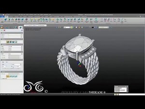 Jewelry CAD Dream: Colored Stone Ring