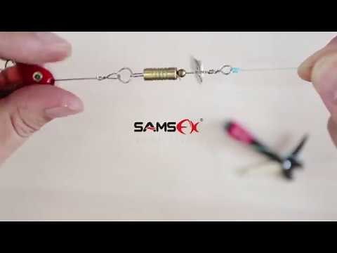 SAMSFX Fishing How to tie lure and hook nail knot using Fast Nail Knot Tool