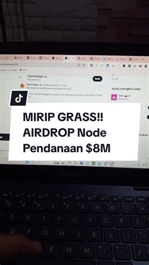 Airdrop node mirip nodepay dan grass dengan pendanaan $8M yakni OpenLedger #jackpotcrypto #testnetairdrop #timothyronald #memecoin #airdrop #airdroppotensial #openledger