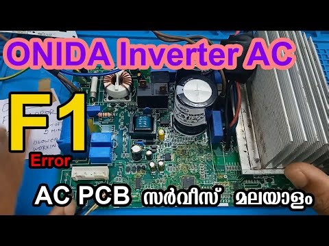 ONIDA Inverter AC F1 Error Code PCB Repair #Malayalam
