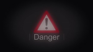 Danger Warning Sign | Free Stock Video Footage