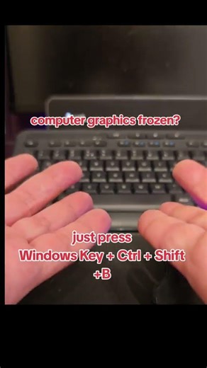 Computer graphics frozen? Easily reset Windows graphics card. #graphicscard #pctips #windows