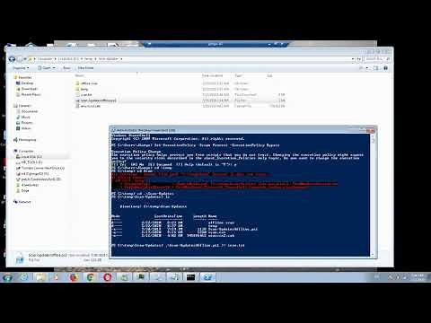 How to run an Offline Security Scan using Powershell Scan-UpdatesOffline.ps1 and wsusscn2.cab