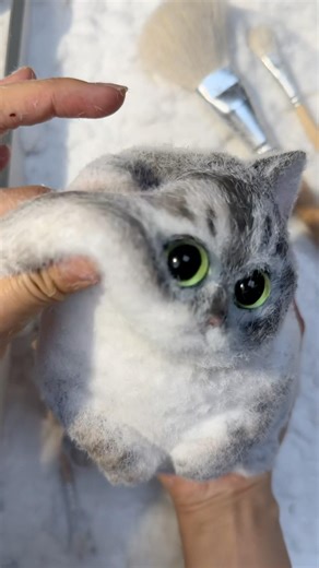 Plushy.#squishy #cat #diy #handmade #kitty