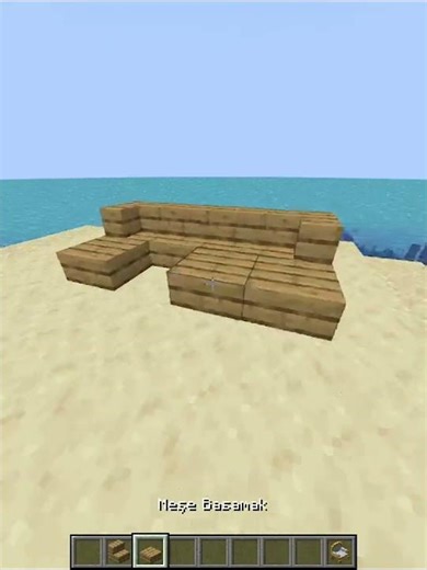 Koltuk Yapımı (Yetenek İster) - Minecraft #minecraftsurvival