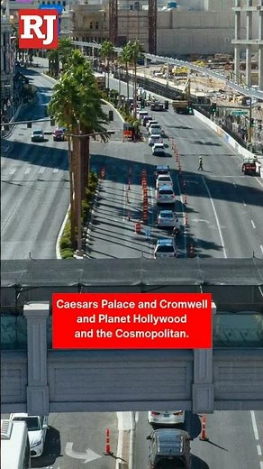 Strip pedestrian bridge enclosures added ahead of F1 Las Vegas Grand Prix