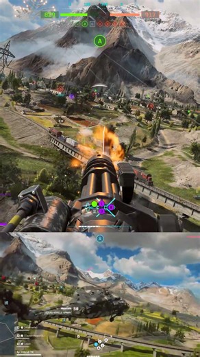 Support Heli chased by Attack Heli! How are you going to let this happen #battlefield6