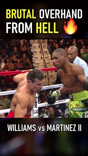 BRUTAL OVERHAND FROM HELL 🔥 #boxing #boxingstars #knockouts