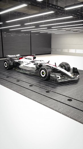 2026 Porsche F1 Livery Concept Animation Test