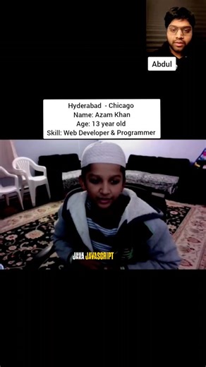 Abdul Rahman Mohammed on Instagram: "Mohammed Azam Khan - Super Brain #hyderabad #usacitizen #hyderabadi #fyp #viral"