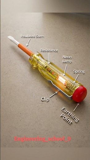 Voltage Tester Screwdriver – Parts, Working & Uses | Electrical Basics Line Tester Working Principle
