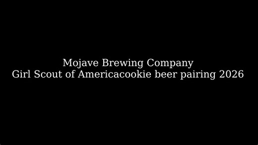 Mojave Brewing Co. | We have something sweet for you! Our Girl Scouts of America and Mojave Brewing Company Cookie Pairing for this year! We will provide you... | Instagram