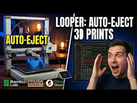 Looper: Auto-Eject 3D Prints & Modify G-Code (Bambu, Prusa, Orca Support)