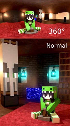 Minecraft Miblocks Animation: Best Memes in 360°