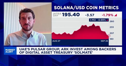 The game plan behind Ark Invest-backed Solmate's 'asymmetric' Solana strategy