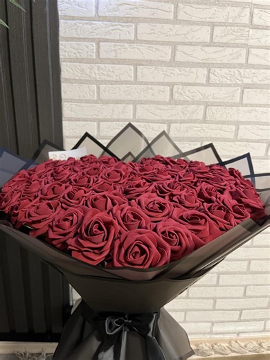 Bouquet de roses rouges de luxe, bouquet de roses éternelles, cadeau de roses, bouquet de roses fait main, cadeau idéal pour la Saint-Valentin, un anniversaire ou la fête des mères - Etsy France