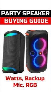 Party Speaker Buying Guide | Top Best Party Speakers 2026 #sony #speaker #partymusic