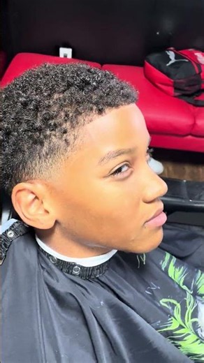 How A Taper With Curls Should Come Out!