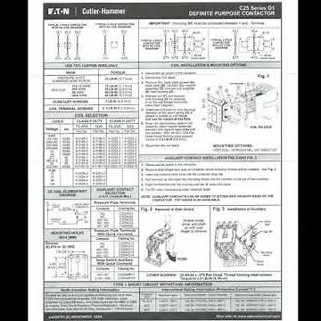 Eaton/Cutler-Hammer Definite Purpose Contactor