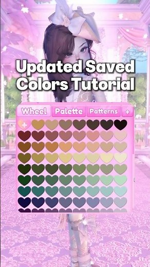 How to get my color palette in dress to impress!! #dresstoimpress #roblox #shorts