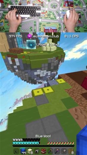 ⚔️ The BEST PvP Texture Pack = Rigel 16x ⚔️ #shorts #minecraft #gaming #minemenclub