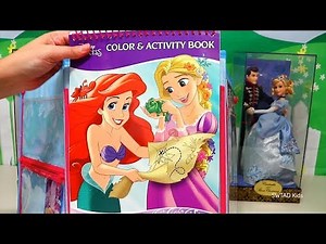 Disney Princess Coloring Activities ! Rapunzel, Cinderella, Ariel, and More