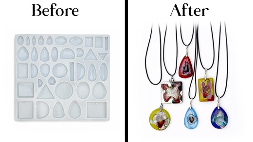 This wax technique creates unexpected resin art