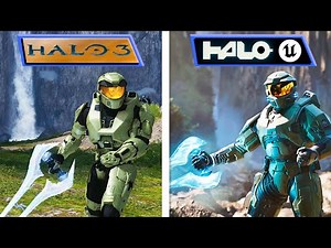 Halo Unreal Engine 5 VS Halo 3 | Reveal Trailer Graphics Comparison | Analista De Bits