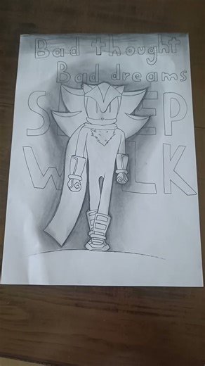 sleepwalk trend ft.shadow #art#shortvideo #shadowthehedgehog #trend #edit