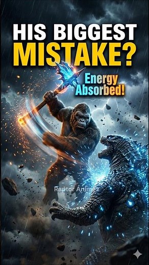 Godzilla’s Biggest Mistake in Godzilla vs Kong? 😳 #shorts #raptoranimez #monsterverse