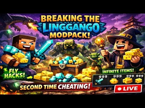 LIVE 🔴 Linggango Modpack Round 2 – Time to Break Everything