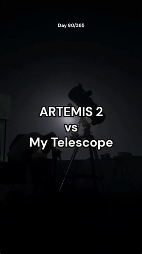 Artemis 2 vs My Telescope | Celestron Astromaster Telescope Moon Shots Vs NASA Artemis-2 #artemis