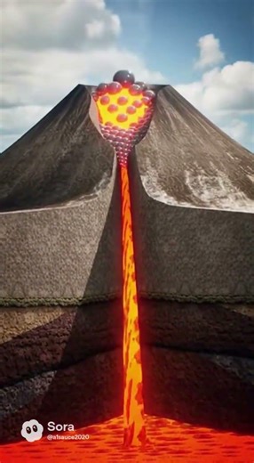 Why Some Volcanoes Explode #GeologyRocks #Volcanoes #EarthScience #Magma #LearningShorts