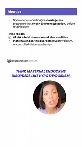 Comment "Crash Course" to get our high-yield full crash course video about Abortion, Cervical Insufficiency & IUFD. #NCLEX #nursingstudent #nursingschool | NCLEX Bootcamp