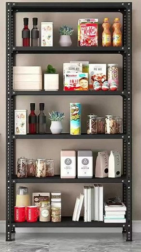 Triangular Steel Shelf 6 Layer Rack Organizer Metal Rack Steel Storage Shelves Stainless Adjustabl