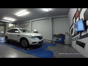 Renault Koleos 2.0 DCI 175cv AUTO Reprogrammation Moteur @ 192cv Digiservices Paris 77 Dyno