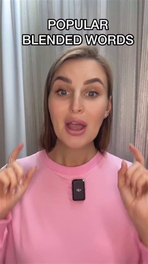 16K views · 169 reactions | Blended wordsCan you name some others?) #vickysenglish #english #trendingreels #words #vocabulary #expressions #phrases #learnenglish #speakenglish #ielts #ieltspreparation #speaking #practice #englishlesson #englishclass #englishonline #englishteacher #englishtips | Vickysenglish Connected Page | Facebook