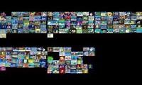 Mix of 6 videos from youtube : All SpongeBob seasons 1-5 episodes at the same time