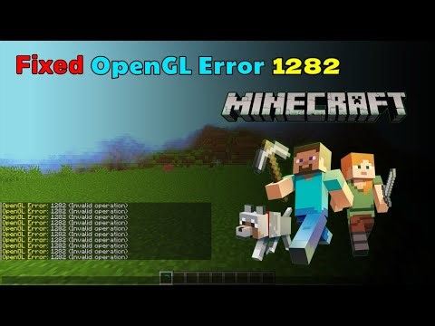 [ Fixed ] OpenGL Error 1282 in Minecraft | Sparkraft |