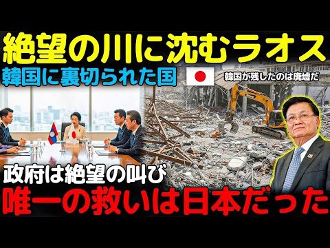 【世界激震】滅亡寸前のラオス「もう限界だ！」政府が叫んだその瞬間、最後に手を差し伸べたのは“日本”だった！