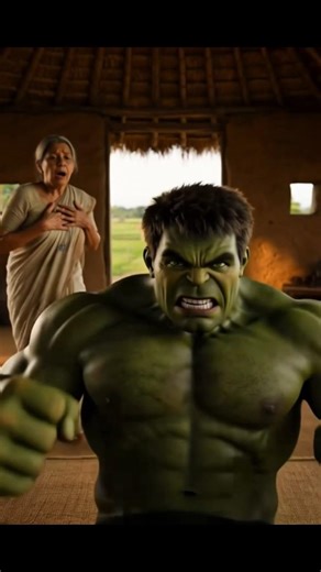 Hulk Vs Alien 💥 Bhains Bachane Ki Kahani | Gaon Ki Sad Story#viral #hulk #shorts