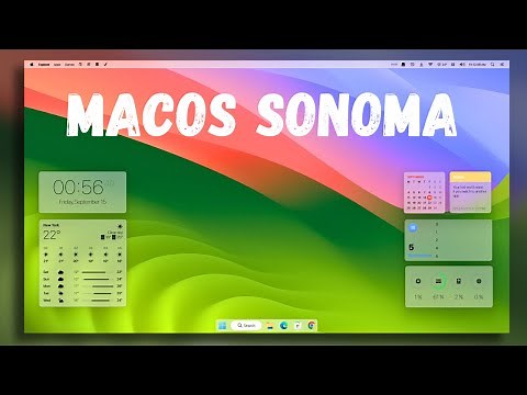 Windows 11 With A Macos Sonoma Touch