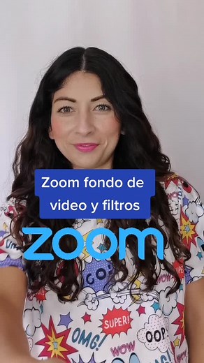 Cómo configurar fondos y filtros en Zoom