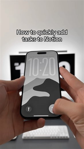 Here’s how to quickly add tasks to Notion. #ios #shortcut #notiontutorial