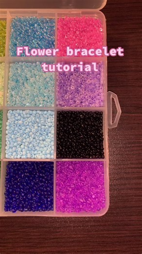 DIY Flower Beads Bracelet Tutorial | Bracelet Making Ideas