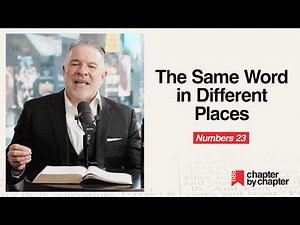 Numbers 23: The Same Word in Different Places